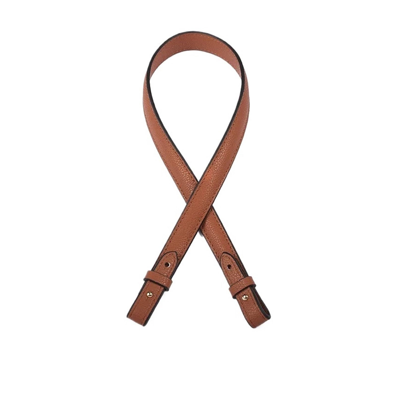 Correa de cuero verde para bolso con asa de 67cm y 2cm de ancho