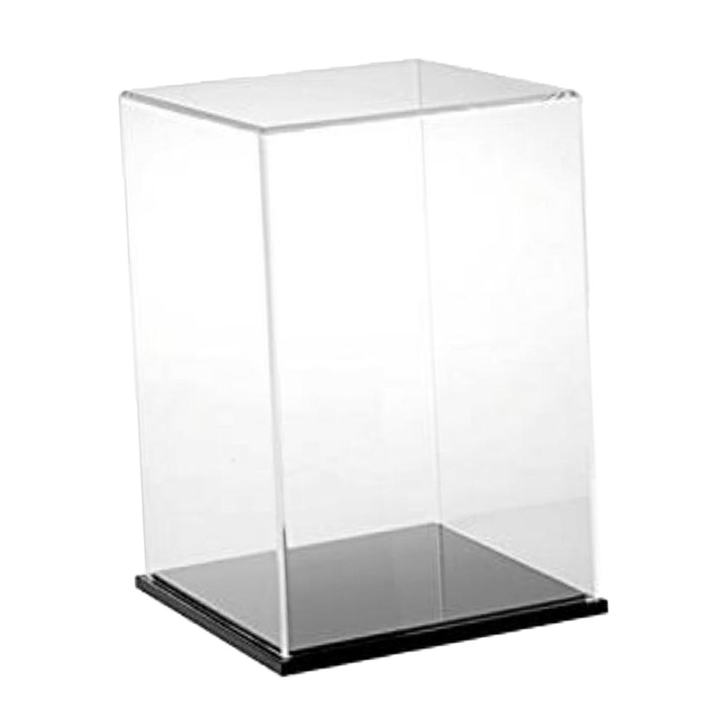Gablota akrylowa przezroczysta, pyłoszczelna, DIY niezmontowane pudełko akrylowe na figurki lalki modele samochodów rozmiar 20x20x25cm