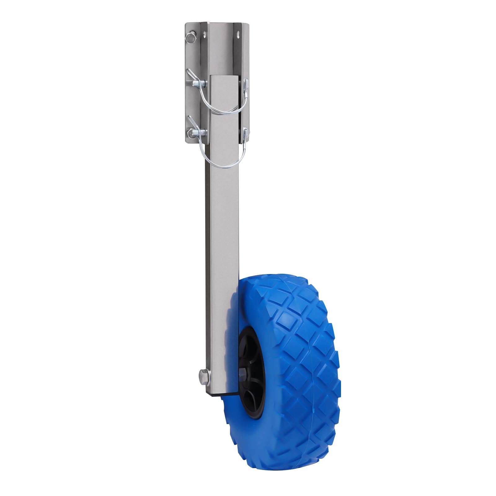 Ruedas inflables de remolque de barco Ruedas traseras de 10 pulgadas Ruedas correderas de acero inoxidable Ruedas de transporte plegables Kits para botes inflables, botes de remos ruedas