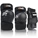 PHZ. Kids/Adults 3 in 1 Skateboard Protective Gear Set Knee Pads Elbow Pads Wrist Guards for Rollerblading Skateboard Cycling Skating Bike Scooter