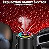 Smart Car Air Freshener, Rechargeable Car Aromatherapy Machine withStarry Sky Projection - 50ml Cologne, Car Diffuser Air Freshener with Rhythm Light, Smart Car Diffuser with 3 Modes #3