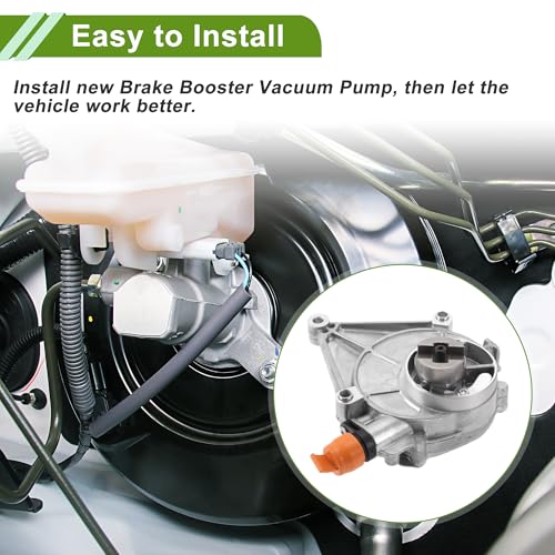 Bomba de Vacío para Frenos No.11667622380, Bomba de Vacío del Motor para BMW 228i 2014-2016, Aleación de Aluminio, Tonos Plateados, 1 Unidad miniatura 7