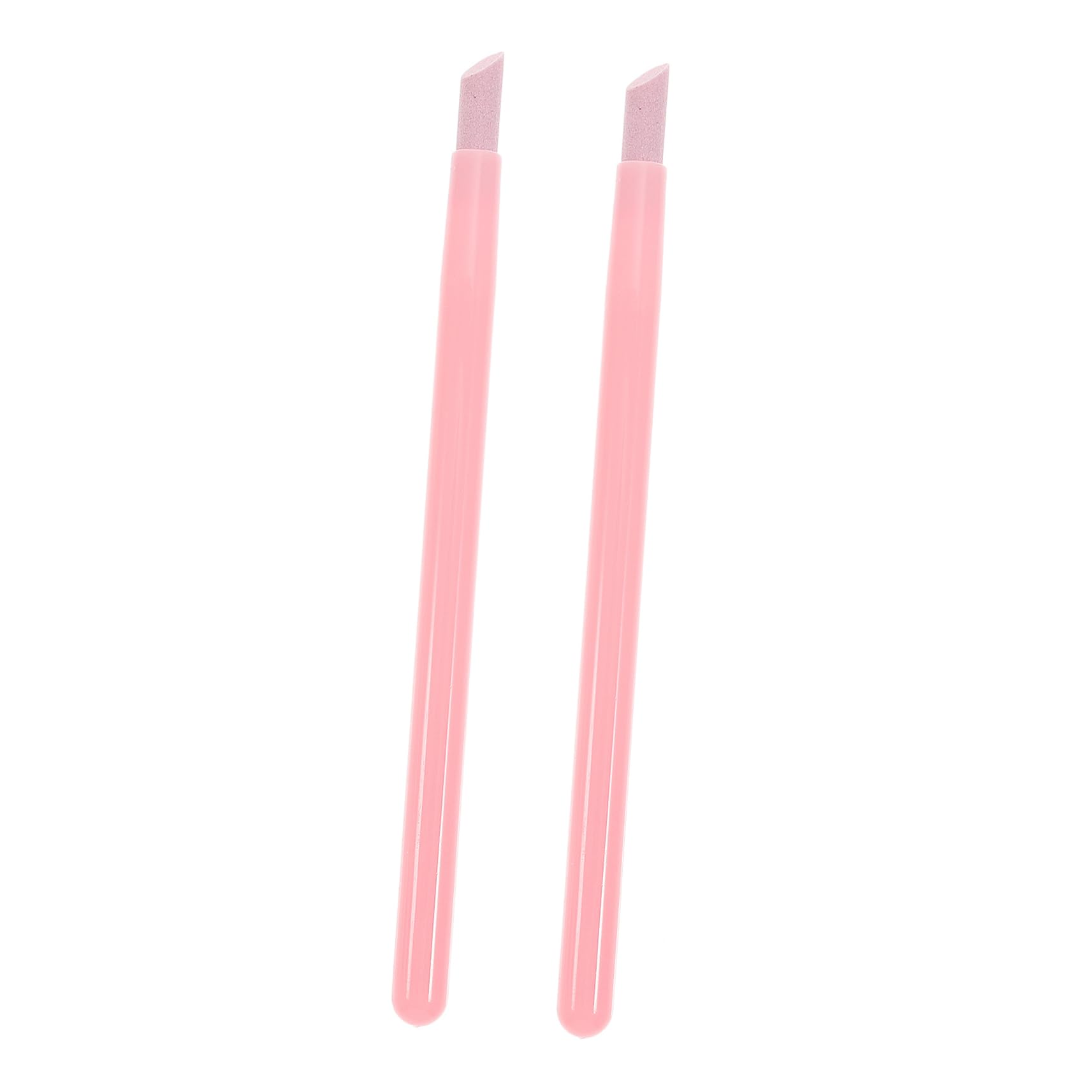 FOYTOKI Nail Dead Skin Remover Pen 2 Pack Engraved Design Fingernail and Toenail Manicure Professional Nail Care Tools Pink