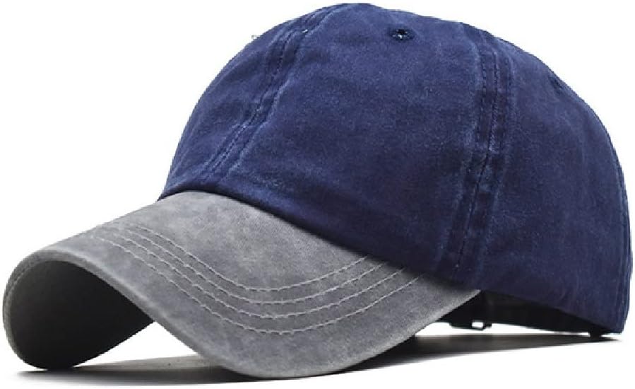 Patchwork Color Spring Baseball Cap Women Denim Hats Men Baseball Hats Cotton Outdoor Simple Vintage Visor Casual Cap