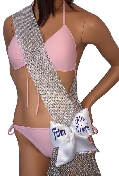 Custom Bride To Be sash and Personalized bow, Bachelorette Sash