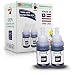 INKUTEN (TM) Set of 2 Refill Ink Kit 70ml for T6641 Black Expression Ecotank ET-2500 ET-2550 ET-4500 ET-4550 L100 L110 L120 L200 L210 L300 L350 L355 L550 L555 Printers