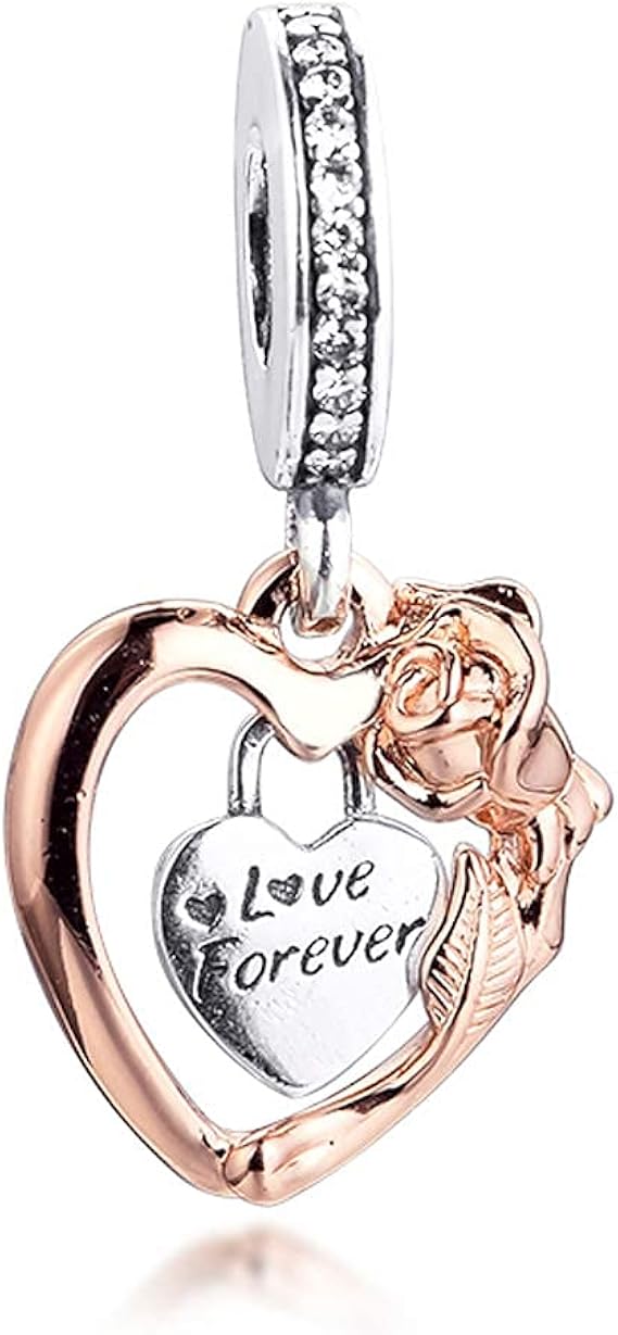 Gflyme 2021 Valentine Day Gift Love Forever Heart & Rose