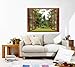 wall26 Beautiful Garden/Backyard View from Inside a Window Removable Wall Sticker/Wall Mural - 36