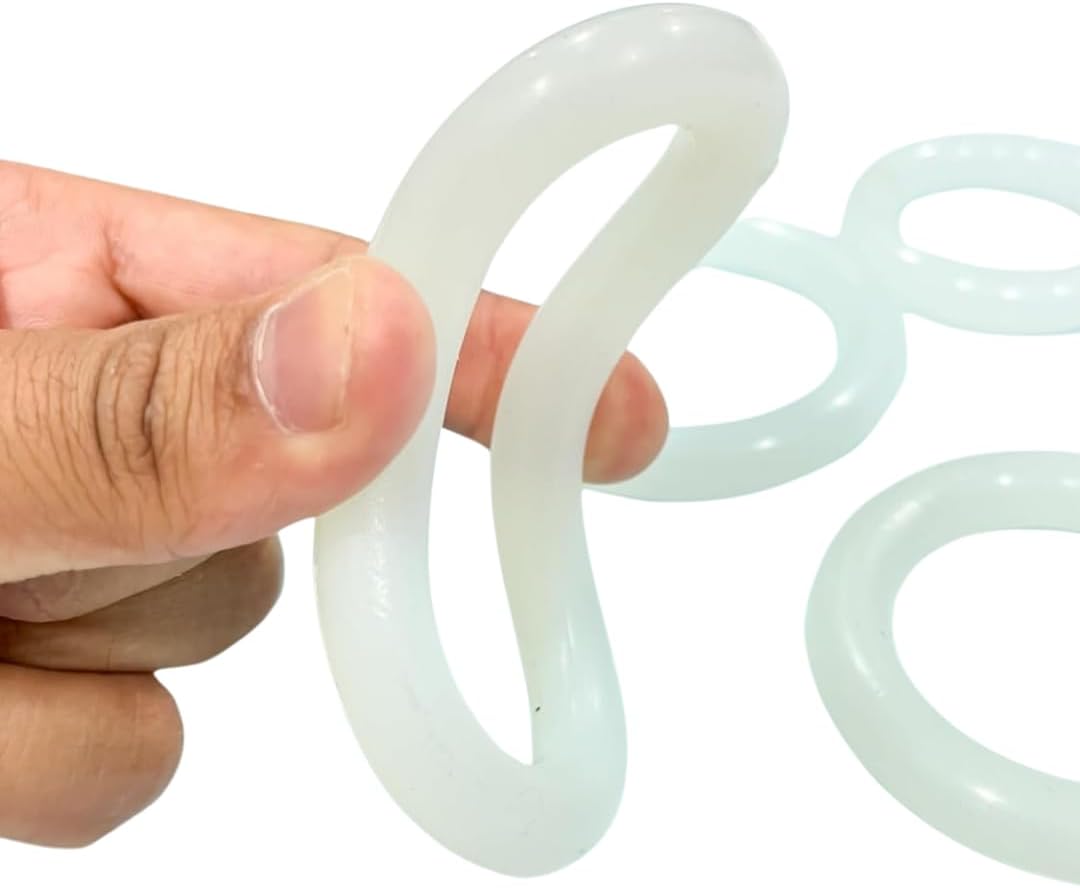 100% Silicone Ring Pessary for Vaginal Prolapse, Set of 3 pcs, Small, Medium, Large Size (2 inch, 2.5 inch, 3 inch) for women Uterine Prolapse