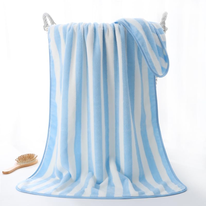 Generic Beach Towels Oversized Bath Sheets Towels 28 55 in Oversized 100 Cotton Sand Free Lightweight Absorbent Quick-Dry
