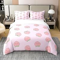 Parure de lit matelassée 2 pièces avec 1 taie d'oreiller pour adolescents et enfants Motif cochon rose Parure de lit matelassée 2 pièces avec 1 taie d'oreiller pour adolescents et enfants Motif cochon rose