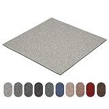 Astra - Azulejos de alfombra (autoadhesivos, resistentes y fáciles de limpiar, 50 x 50 cm), disponible en muchos colores (plata 74)