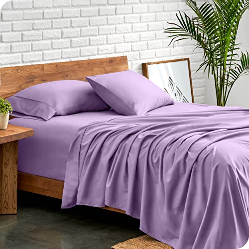 Bare Home Twin XL Sheet Set - College Dorm Size - Luxury 1800 Ultra-Soft Microfiber Twin Extra Long Bed Sheets - Deep Pockets - Easy Fit - Extra Soft - 3 Piece Set - Bed Sheets (Twin XL, Lavender)