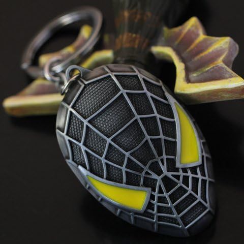 Spider Man Mask Keychain,Spider Man Keychain for Boys