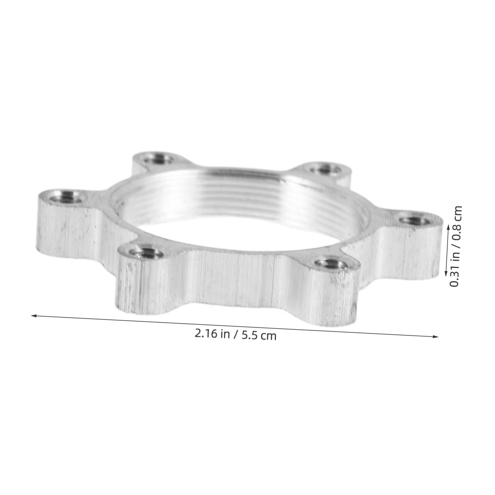 ibasenice Disc Brake Adapter 48mm Threaded Disc Flange Cassette/Rotor Conversion