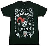 Batman Harley Quinn Board Adult T-Shirt (XXX-Large, Black)