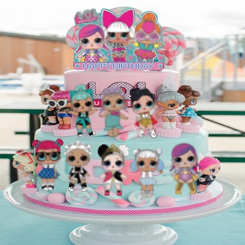 Decorazione per Torta25 Pezzi Topper per