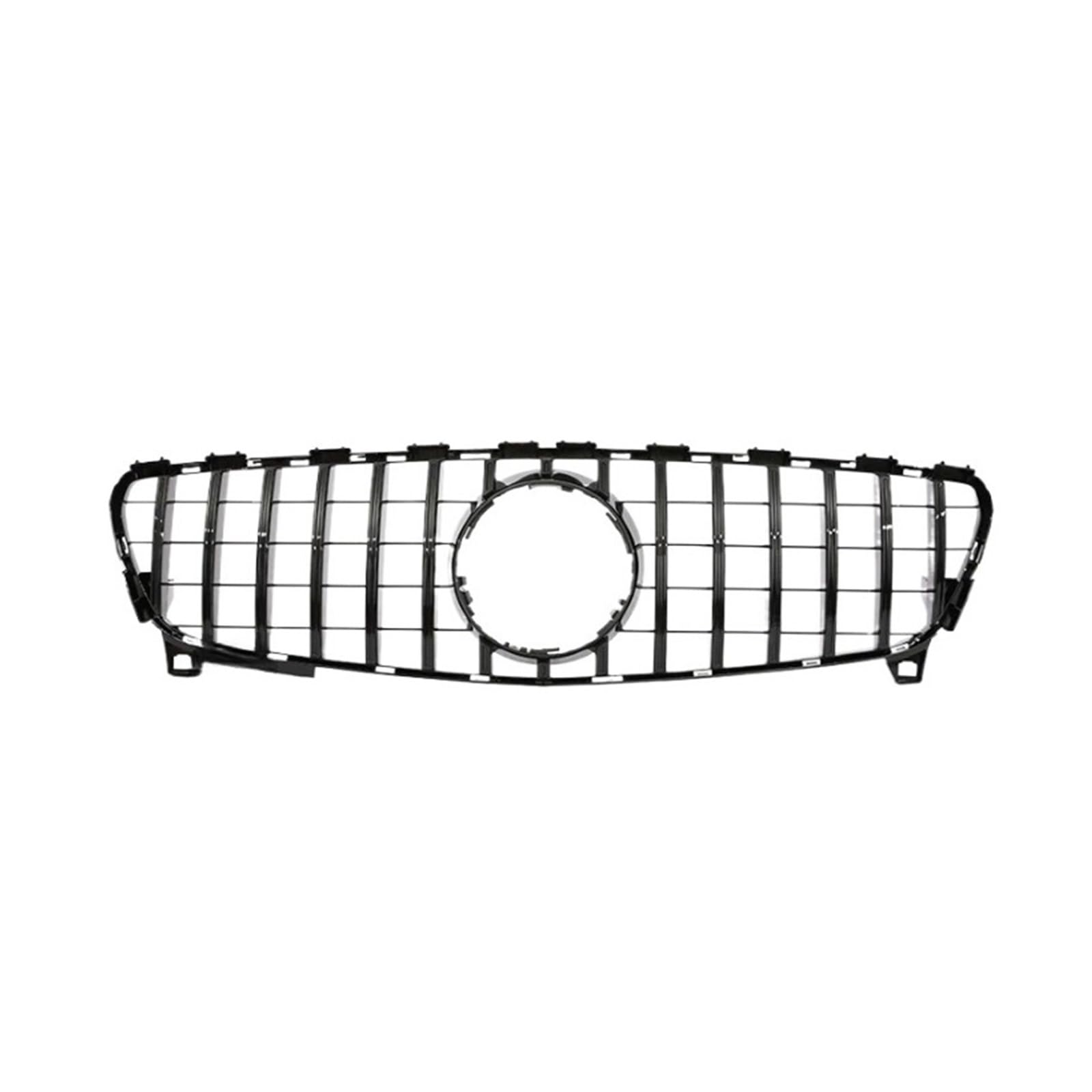 Kratka samochodowa kompatybilna z Mercedes Benz Klasa A W177 W176 A35 A180 200 250 260 2019 2020 2021, czarny przedni zderzak Panamericana GT Grille A45 Style(B GT 16-18)