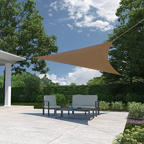 Cocoa Equilateral Triangle Shade Sail, 12 ft by Coolaroo