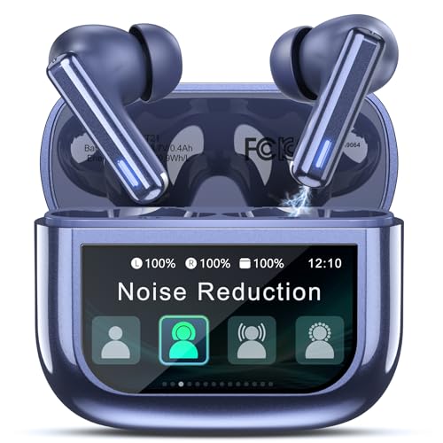 Image of ZIUTY Wireless Earbuds, ANC ENC Noise Cancelling Ear Buds with Touch Screen