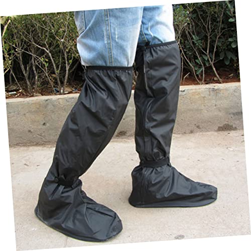 Cubiertas impermeables para zapatos LIFKOME, 1 par, plegables, de goma, botas altas miniatura 6