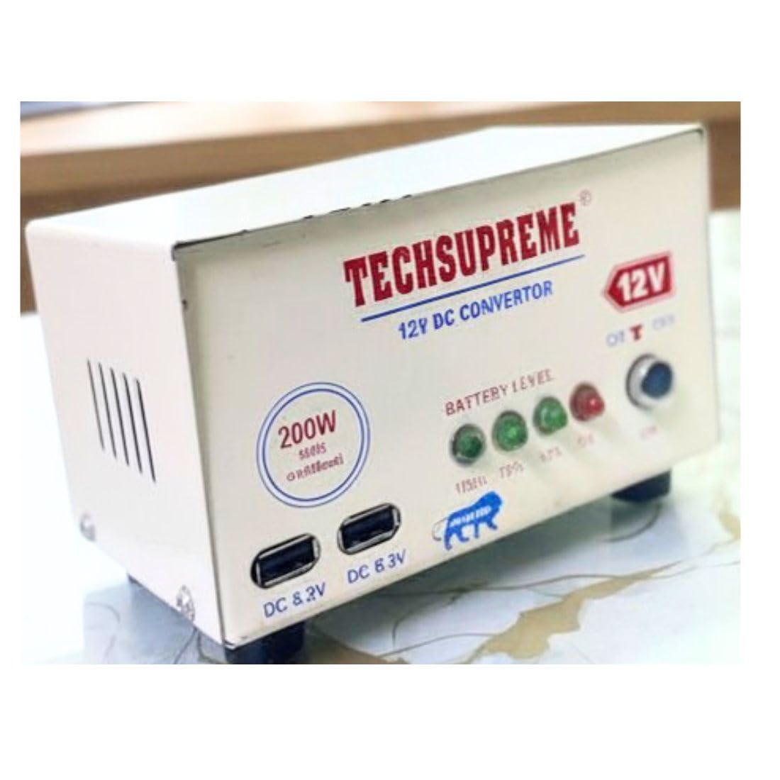 Mini Inverter 12 Volt 200W DC to AC Converter for Home,LED,WiFi, Car, Boat,Lap top, D2H Box, Mobile Charger(12V DC to 220V AC Converter) A4-image-34