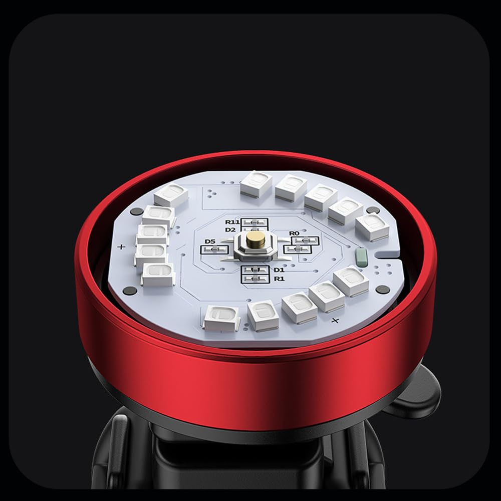 Luci Posteriori per Biciclette Luci di Stop Luci A Induzione Luci Lampeggianti di Ricarica USB Indicatori di Direzione Automatici Intelligenti