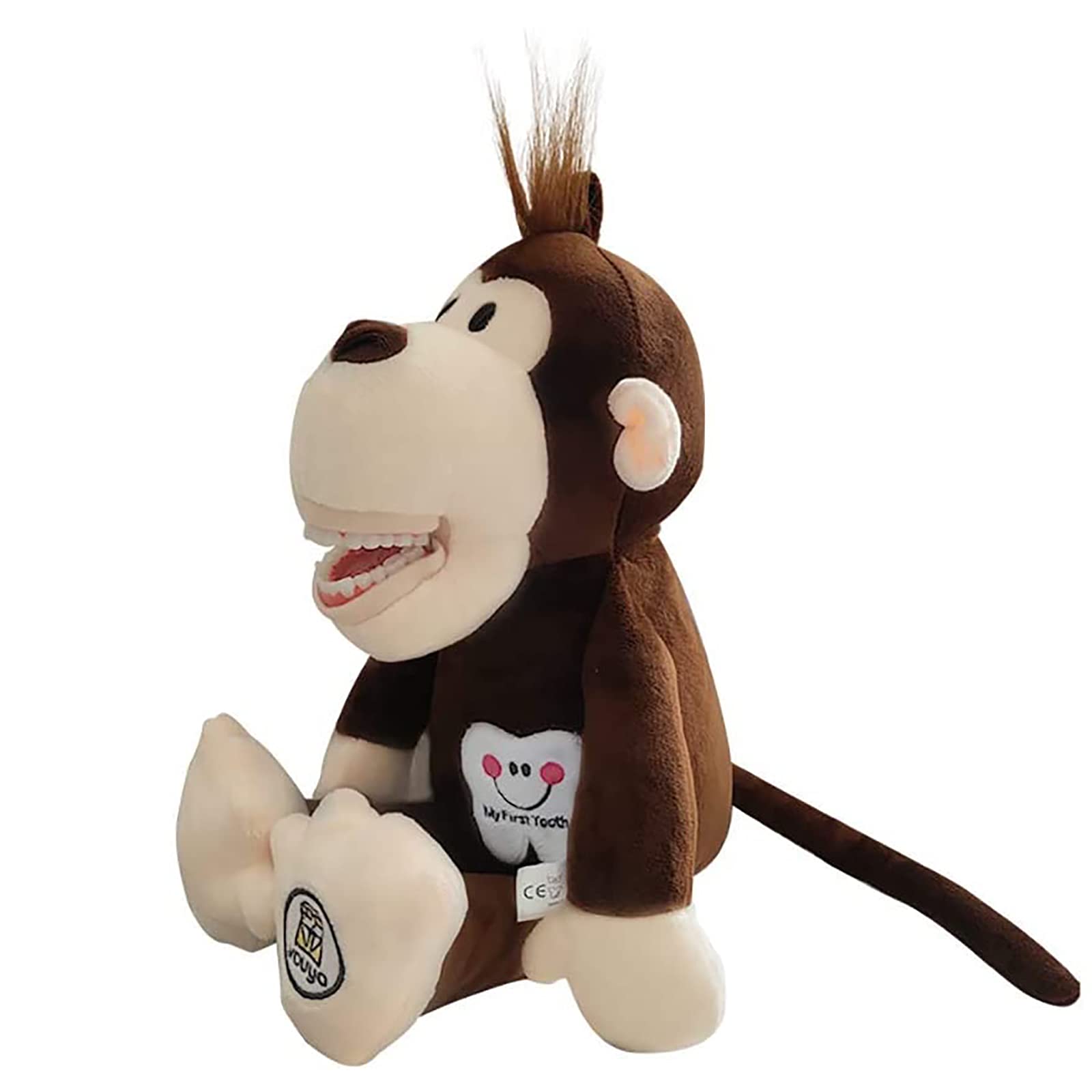 Muñeca de Peluche de Hada de Dientes, Peluche Dental de presentación de Salud bucal, marioneta de Mono, Hada Dental