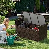 Zoom IMG-1 costway baule da giardino 260 Zoom IMG-1 costway baule da giardino 260