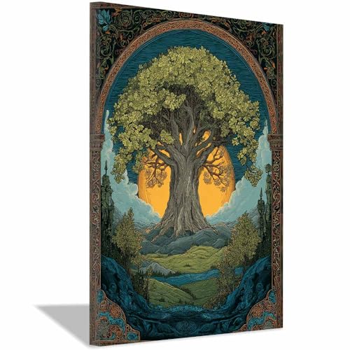 Affiches decoration murale arbre géant pour salon et chambre 60x80
