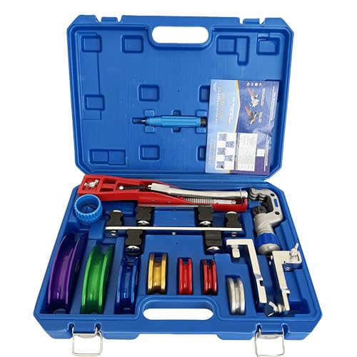 INREPRO Rohrbiegegerät Rohrbieger Rohrbiegemaschine bis 90 Winkel Ratschen Rohrbieger mit