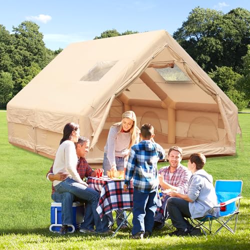 Carpa inflable para camping para 8 personas miniatura 3