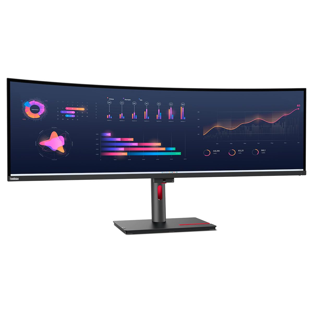 Lenovo ThinkVision P49w-30 49" LED IPS DQHD USB-C