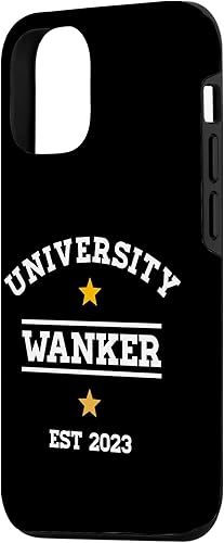 Miniatura 5 de Funda para iPhone XS Max University Wanker Est 2023 Student Degree Smartypants