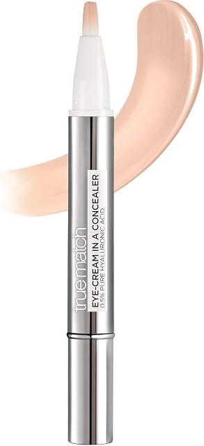 L'Oreal Paris True Match Concealer Eye Cream, Shade 1-2R, SPF 20, 0.023 kg
