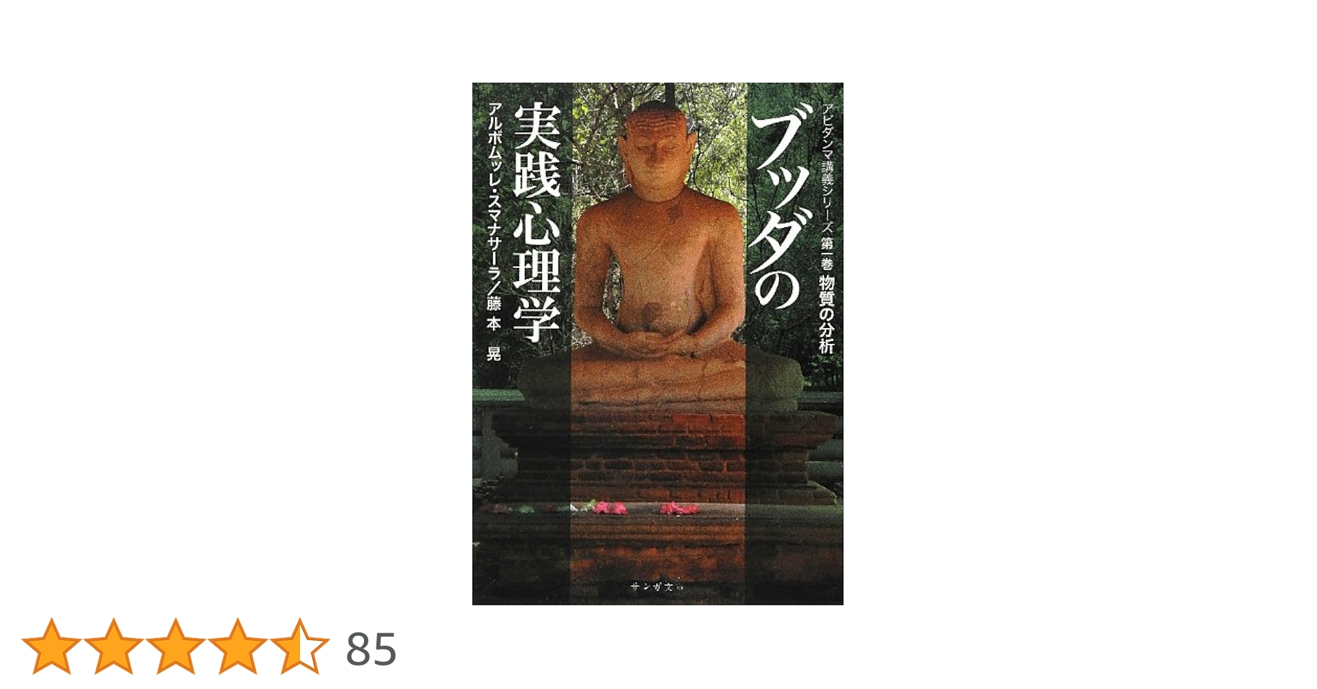 ブッダの実践心理学 第一巻 物質の分析(サンガ文庫) (アビダンマ講義