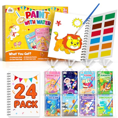 Imagen de ZMLM Libros de Colorear con Agua para Detalles Cumpleaños niños