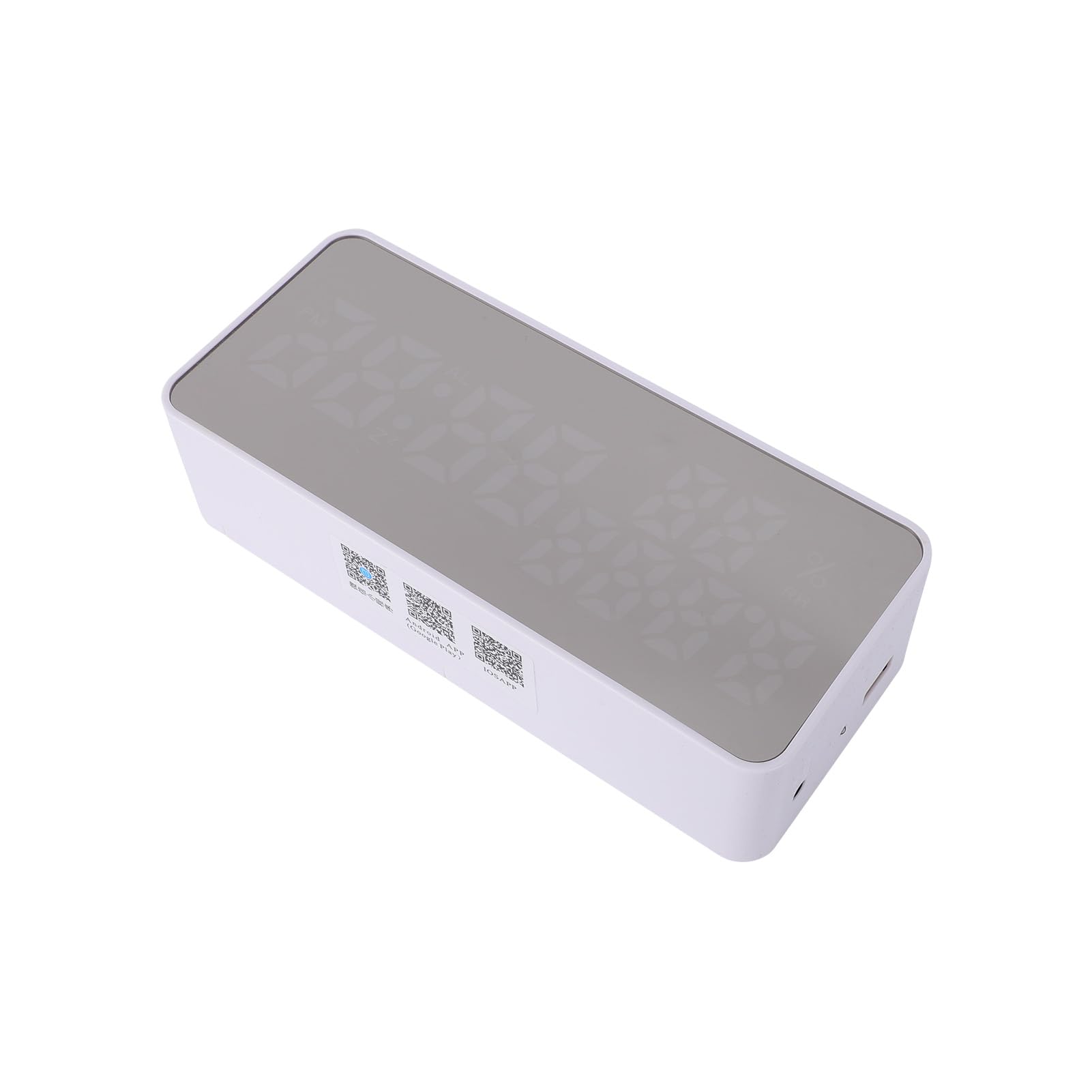 Reloj Despertador con Espejo, Reloj Inteligente con Control de Voz Que Cambia de Color LED para Viajes en Casa y Oficina