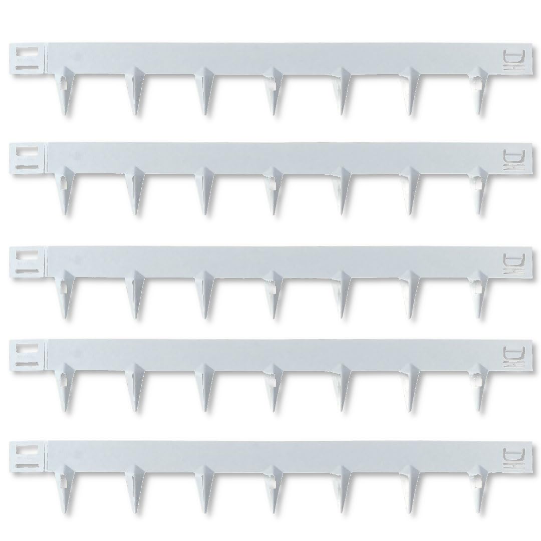 CORE EDGE Lawn Edging | Flexible Decorative Steel Edging Garden Border Edging Lawn Edging Strip Garden Border with a 65mm face height (Grey) โ image 1