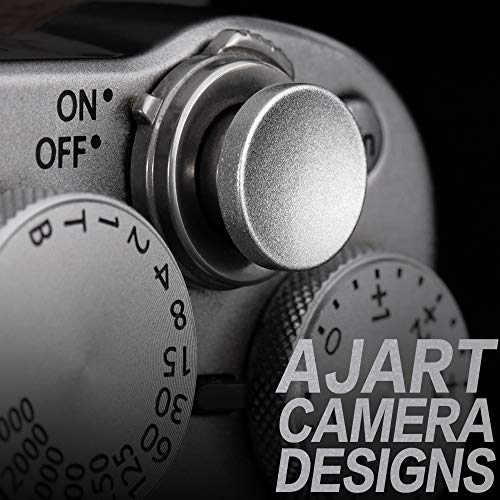 Image of Soft Shutter Release Button (2 Pack /Silver) High-end Concave Camera Shutter Button