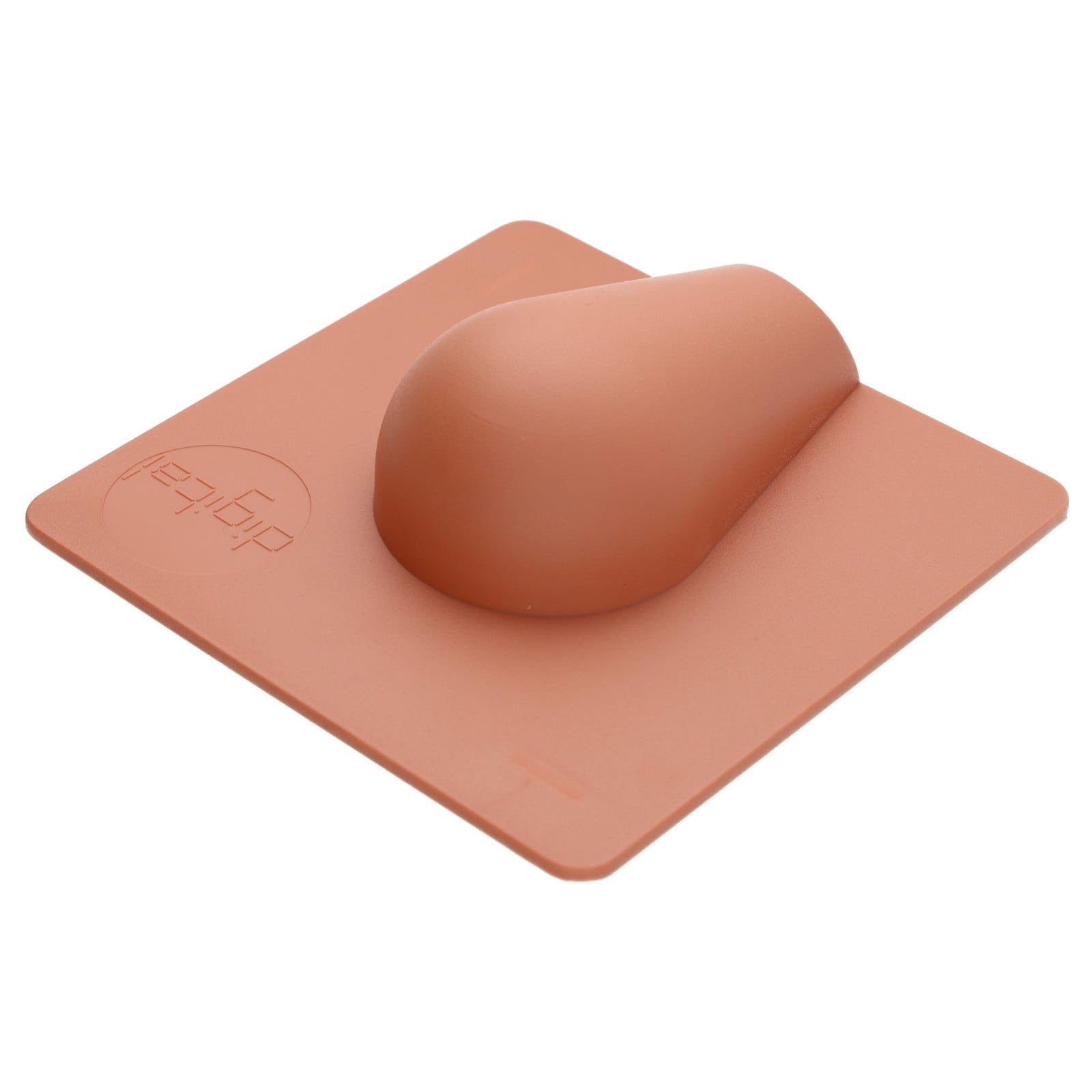 kenable Tapa de Pared Exterior para Cables Marrón - Cubierta de Orificio de Entrada/Salida para Ladrillos - 110 x 110 x 33 mm - Previene Filtración de Agua