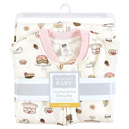 Image of Hudson Baby Unisex Baby Premium Quilted Long Sleeve Sleeping Bag and Wearable Blanket