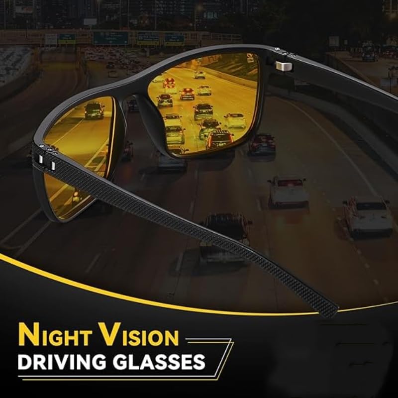 Polarized Night Driving Glasses,yellow Night Time Driving Glasses2