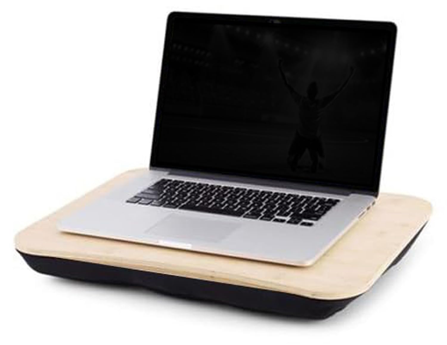 Amazon Brand - Premium Lap Desk Soft Cushion Pillow with Handle, Multipurpose Laptop Table, Portable Lap Desk, Laptop Stand for Bed and Sofa Fits Up to 15.6 Inches - Style No L1-001 (B0D5WYHJW7) Amazon Price History, Amazon Price Tracker