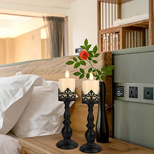 Candle-Holders-for-Pillar-Candles-Gothic-Matte-Black-Vintage-Tall-Candle-Holders-Set-of-2-Decorative-Large-Table-Centerpieces-Candle-Stand-Decor-Black-2PCS-A