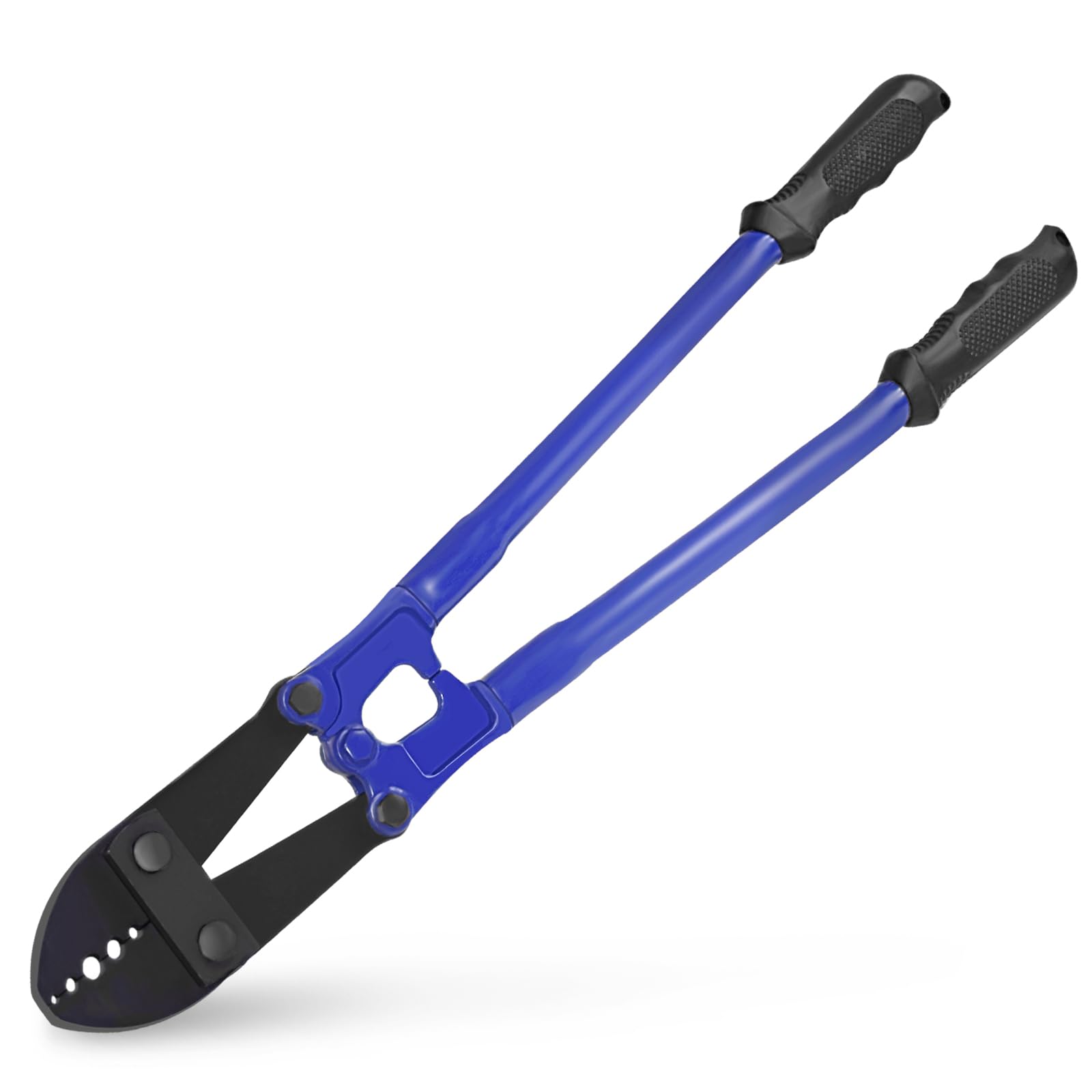 ZrgGea Wire Rope Crimping Tool, 24 Inch Hand Swaging pliers, 5 Cavity 1/16" 3/32" 1/8" 5/32" 3/16", Crimping Tools for Copper and Aluminum Oval