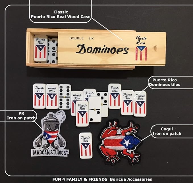 Domino de Puerto Rico Flag Value Pack Double Six miniatura 3