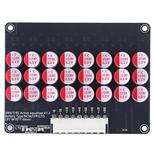 Ecualizador activo para baterías Garosa 5A, equilibrador universal de celdas 6-8S con transferencia de carga por flyback de alta capacidad para LTO, LFP, LPO y NCM miniatura 5