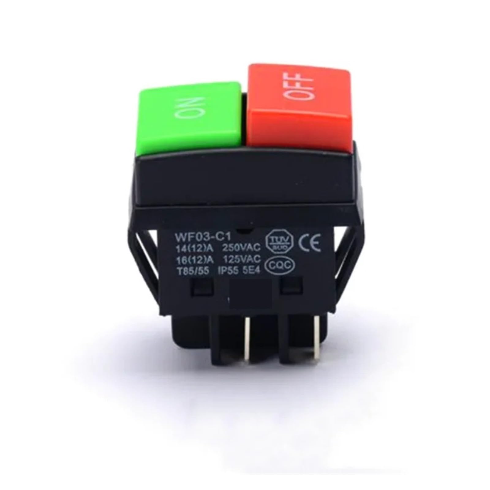 BKGWCSOR 5pcs Rocker switch KCD4 WF03-C1 ON OFF start stop Switches