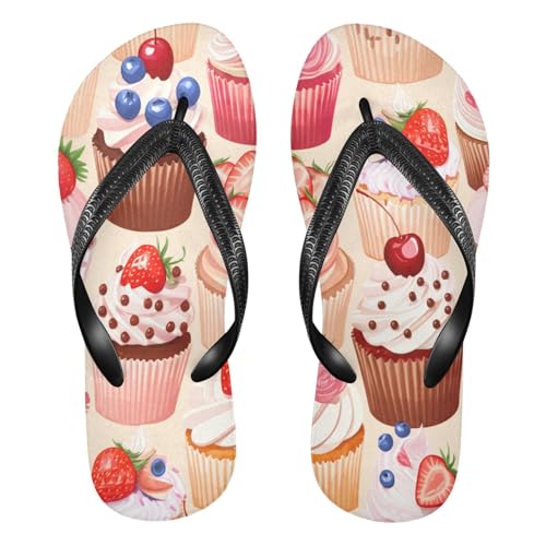 STAYTOP Delicious Little Cake Flip Flops Sandals of Men's & Women's,Sandals Beach Slippers Shower Slides - Main Image